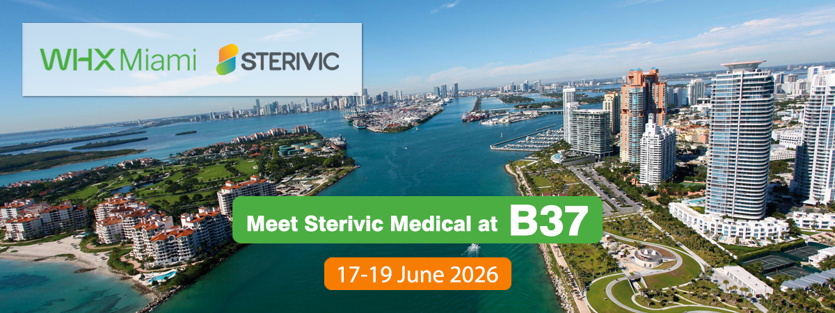 Meet Sterivic Medical at B37 in WHX Miami(17-19 Jun), FL 2026.